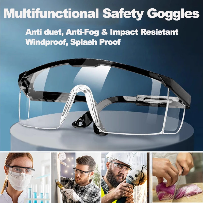 Anti-Splash Protection Goggles Work Safety Glasses Motorcycle Windproof Dustproof Waterproof Cycling Glasses Anti Dust Eyewears