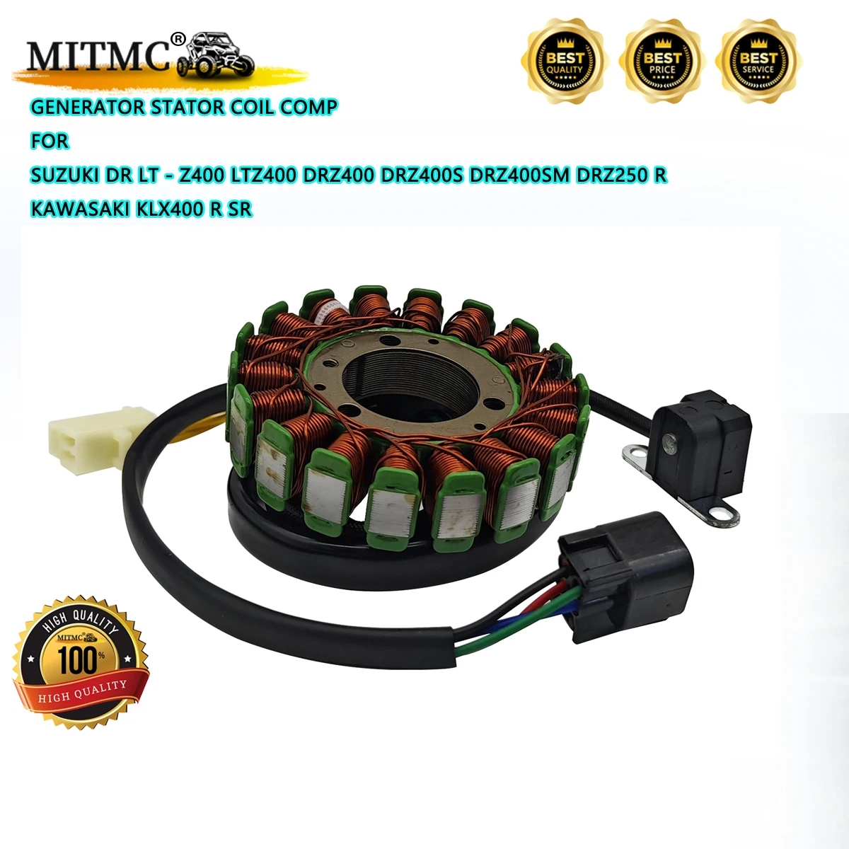 

High Quality Generator Stator Coil Comp For SUZUKI DR LT - Z400 LTZ400 DRZ400 DRZ400S DRZ400SM DRZ250 R KAWASAKI KLX400 R SR