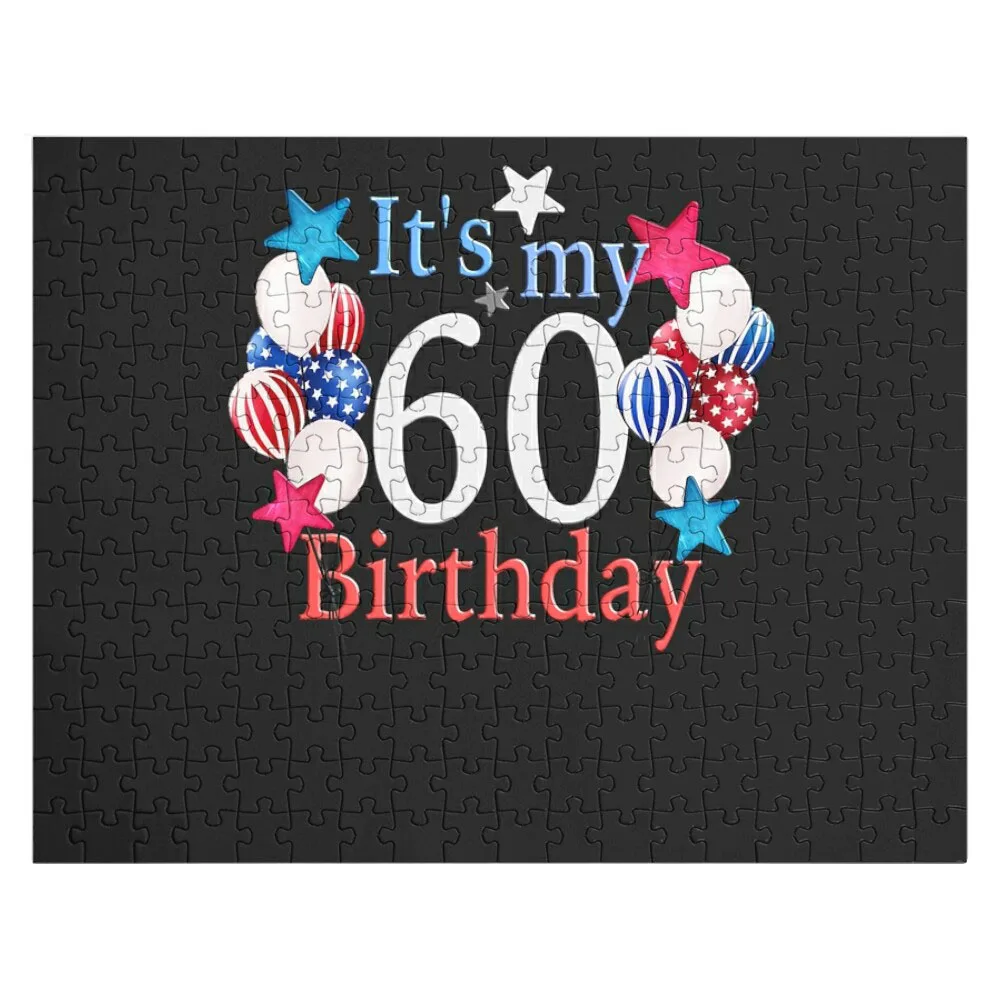 

Забавный патриотический пазл на 60-летие, подарки на 60-летие, индивидуальные игрушки для детей, персонализированные игрушки-пазлы