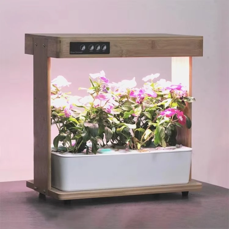 

Hydroponics Equipment Grow Systems Natural Bamboo Hydroponic Light for Smart Garden