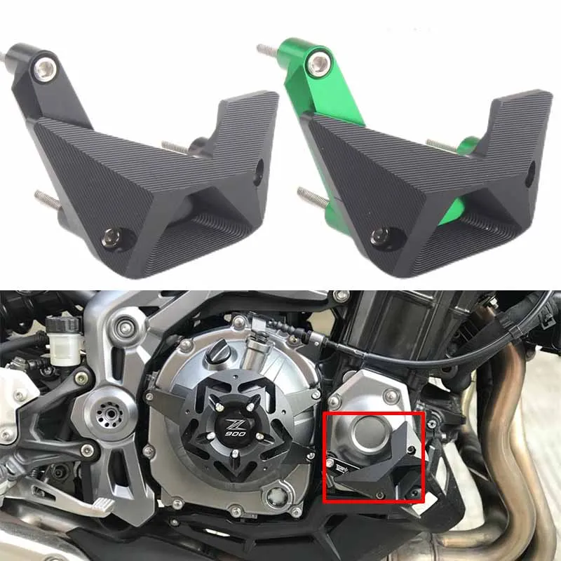 

Motocycle Engine Clutch Block CNC Aluminium Engine Block Drop Cover Parts for KAWASAKI Z900RS CAFE Z1000 VERSYS