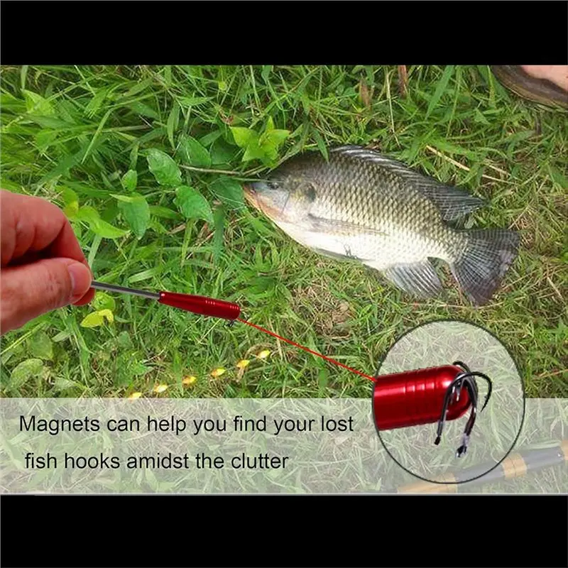 مجموعة كماشة الصيد ABHS - تتضمن مزيلين بخطافات صيد من الفولاذ المقاوم للصدأ + أداة حلقة مقسمة واحدة #4