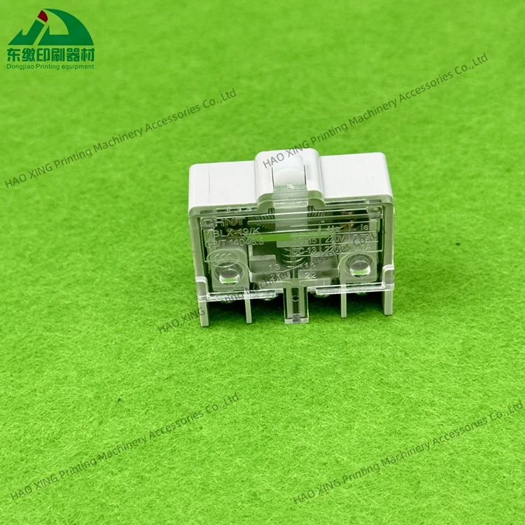 

1 Piece Offset Printing Machine Spare Parts Plastic Push Button Circuit CHINT for Cutting Printing Accessories Switch YBLX-19/K