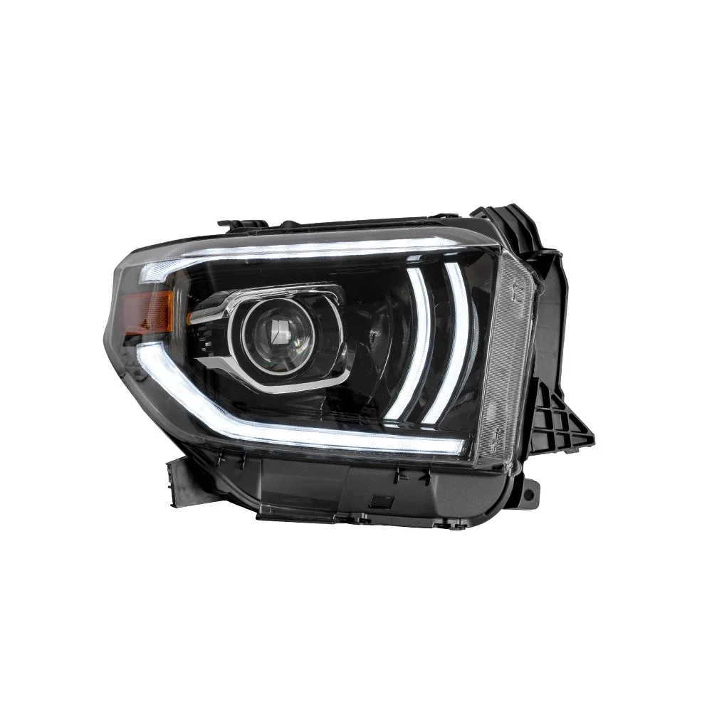 

2014-2020 for Toyota for Tundra LED Headlights Assembly New Car Front Lights Upgrade Angel Eyes Projector Lens Auto Lighting Acc