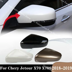 SC For Chery Jetour X70 X70S 2018 2019 Auto Car Exterior Rearview Side Wing Cap Mirror Housing Frame Outside Mirror Shell Cover