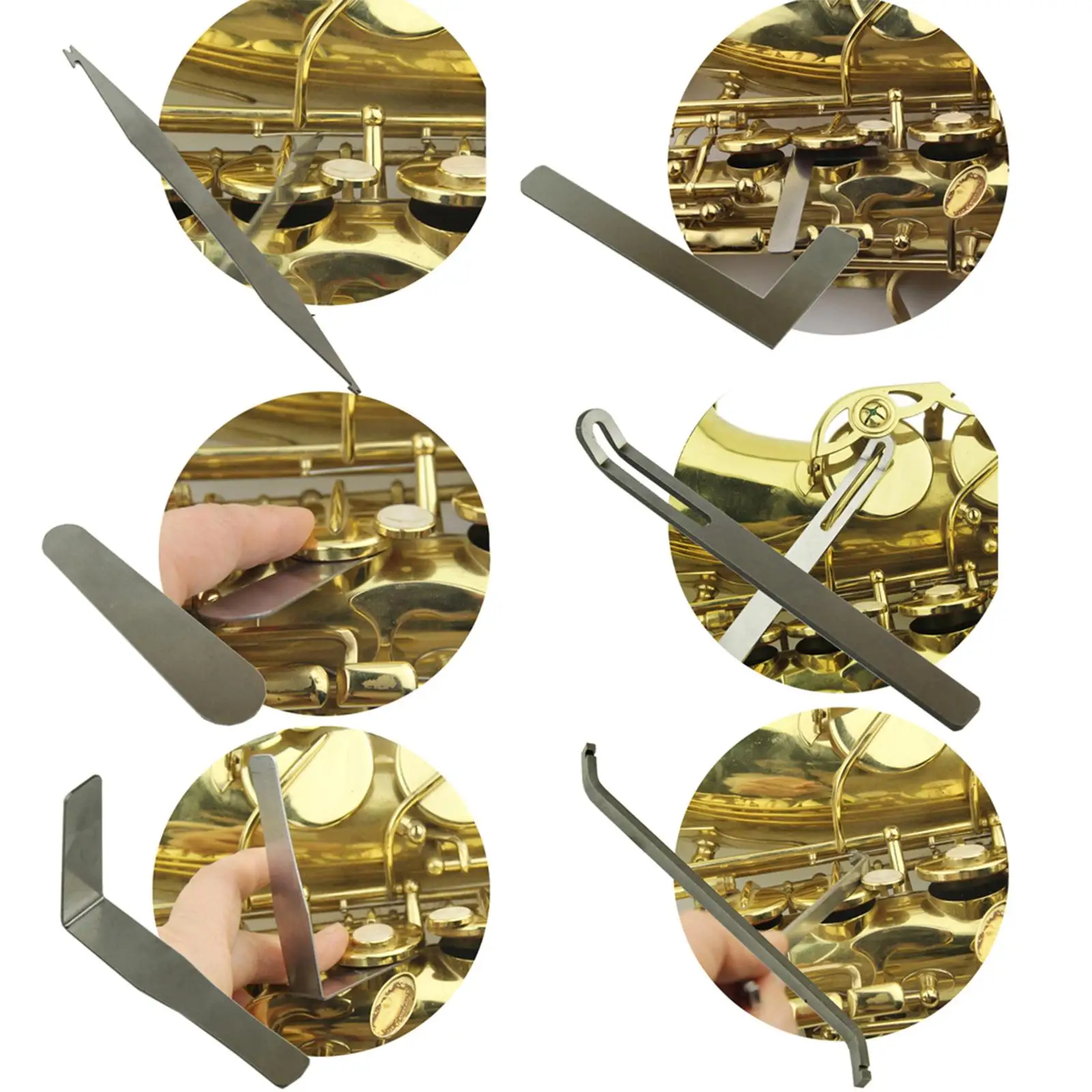 

Sax Repair Tool Instrument Maintanance Sturdy Portable Professional for Flute Oboe