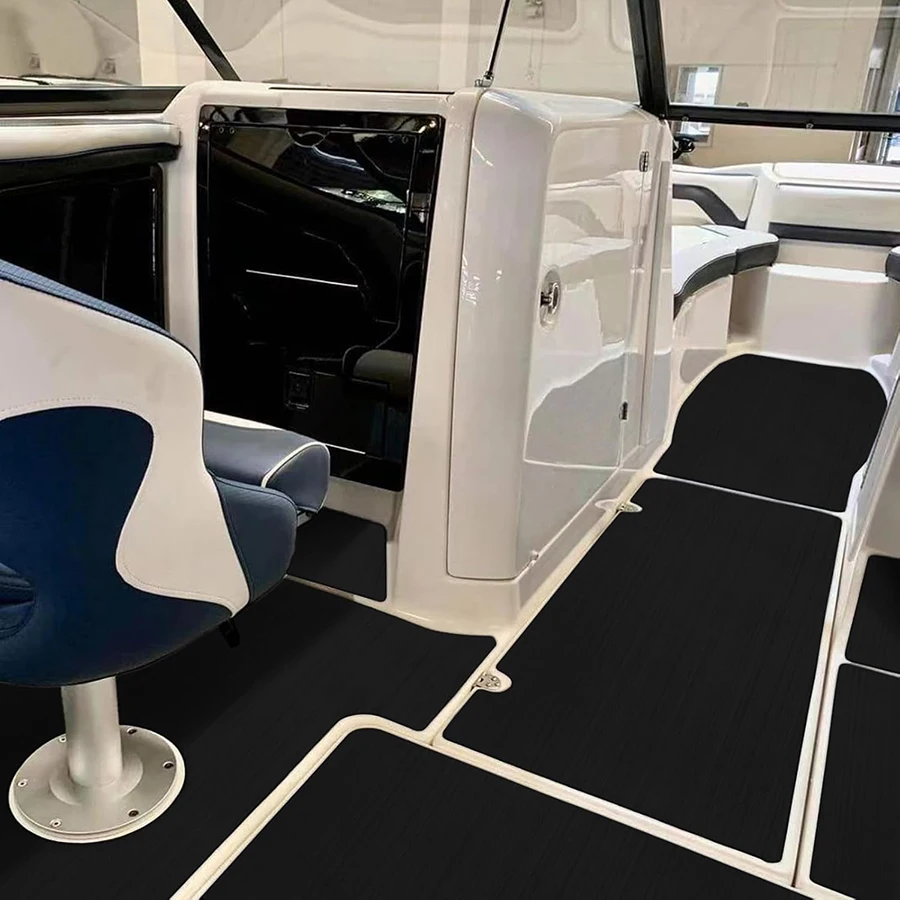 2400*600*6 مللي متر إيفا رغوة فو خشب الساج قارب سطح حصيرة ورقة يخت الأرضيات المضادة للانزلاق ذاتية اللصق وسادة السيارة صلابة عالية صالح CNC #3