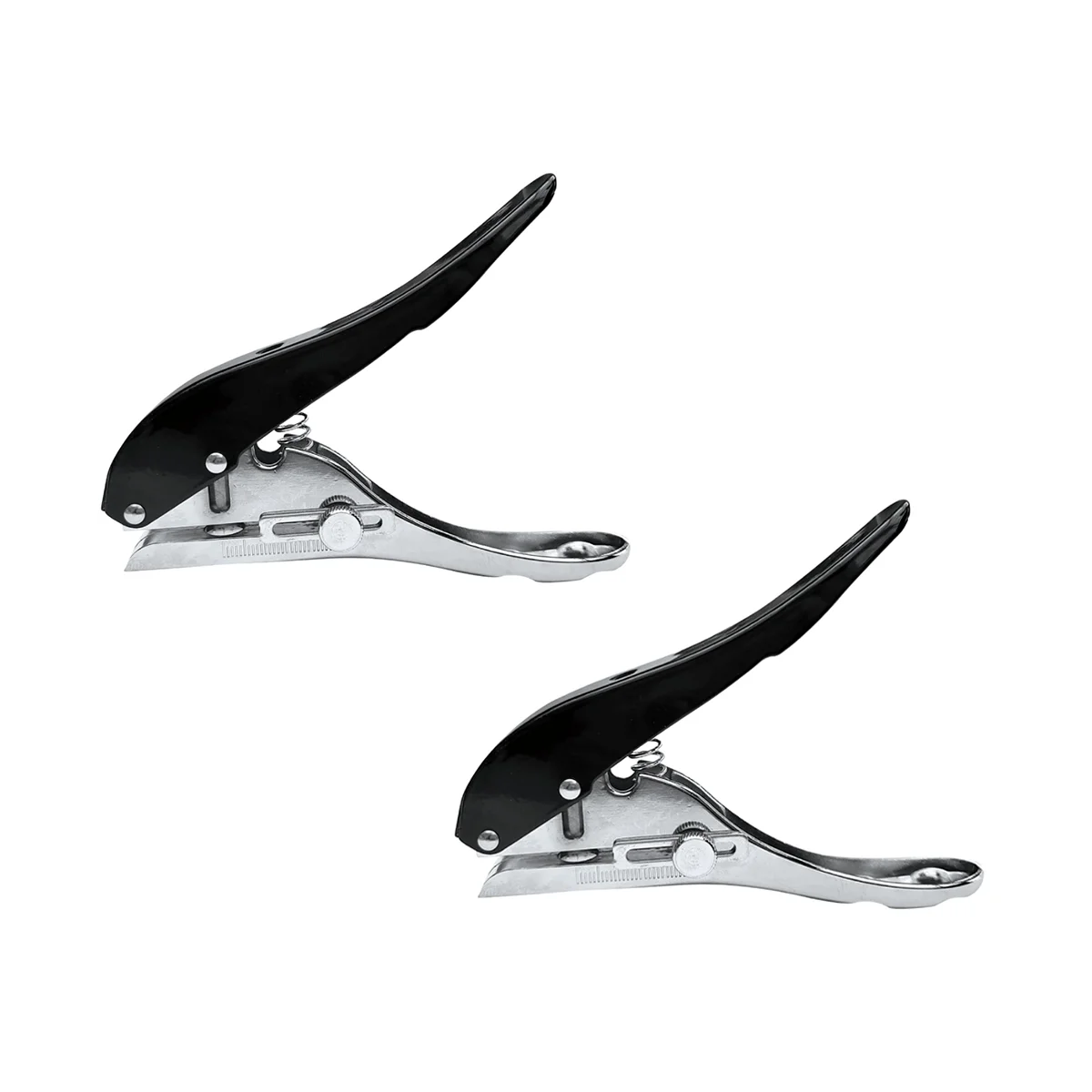 

A96Q-2PCS 10mm Hand-Held Hole Puncher Edge Banding for Students Comes with Two Spare Springs.