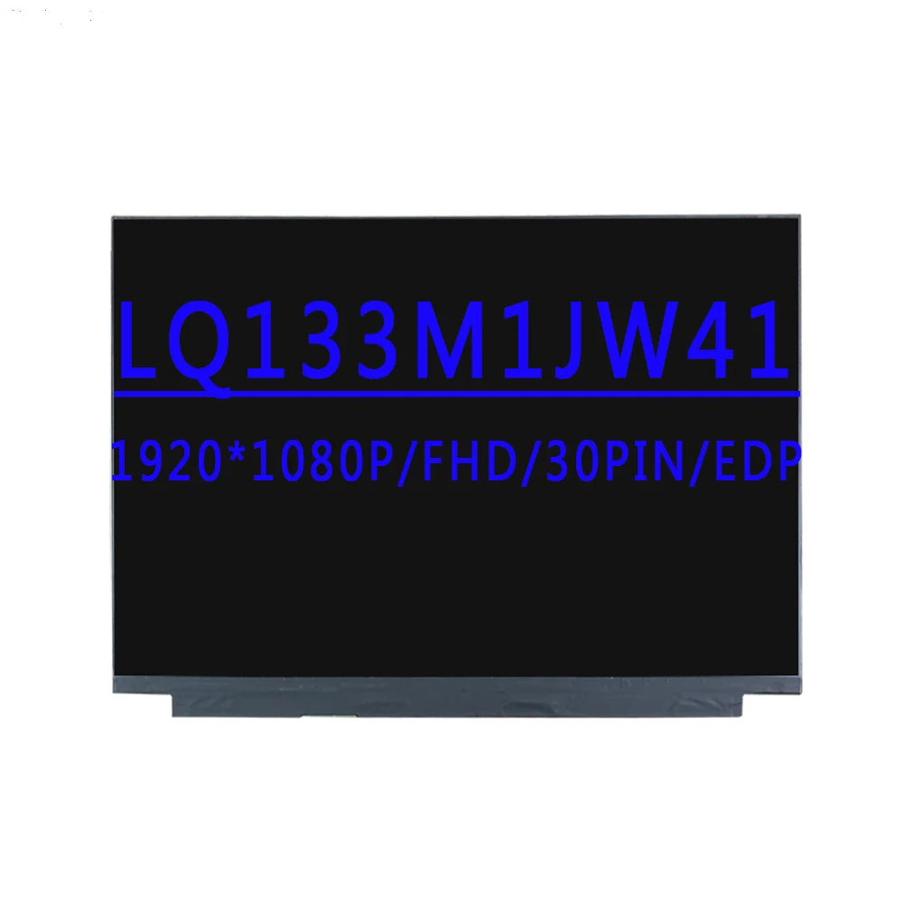 LQ133M1JW41 13.3 inch 1920×1080 IPS FHD 30pins EDP 60HZ LCD Screen Without Touch