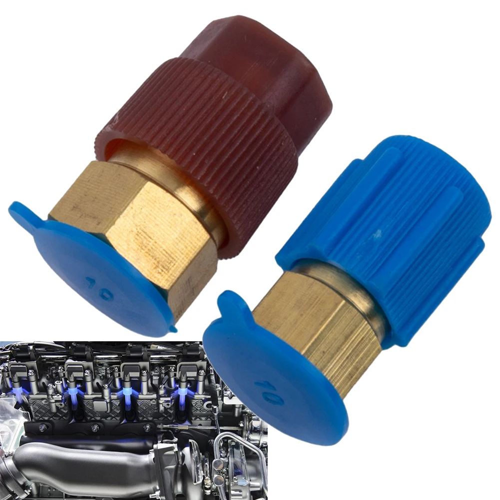 R22 To R134a Adapter Retrofit With High And Low Side Fitting Conversion Kit High Pressure Adapter Car Accessories