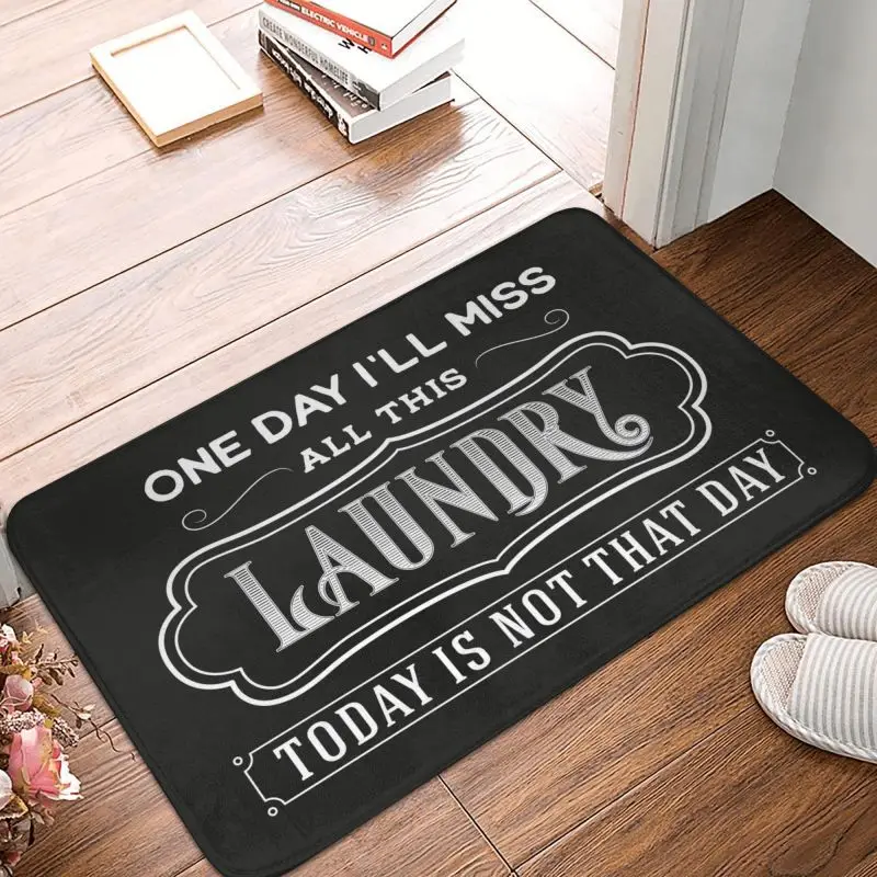 Personalized Laundry Room Doormat Mat Anti-Slip Bath Kitchen Living Room Rug Carpet 40*60cm