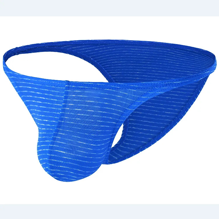 

New Mens Underwear Comfortable Simple Stripe Briefs Sexy Breathable