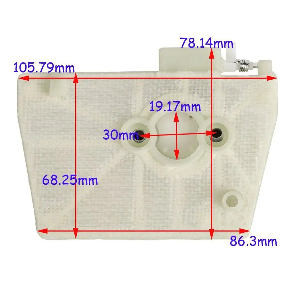 Penutup Filter udara untuk 038 MS380 alat listrik pengganti 1119 120 1607