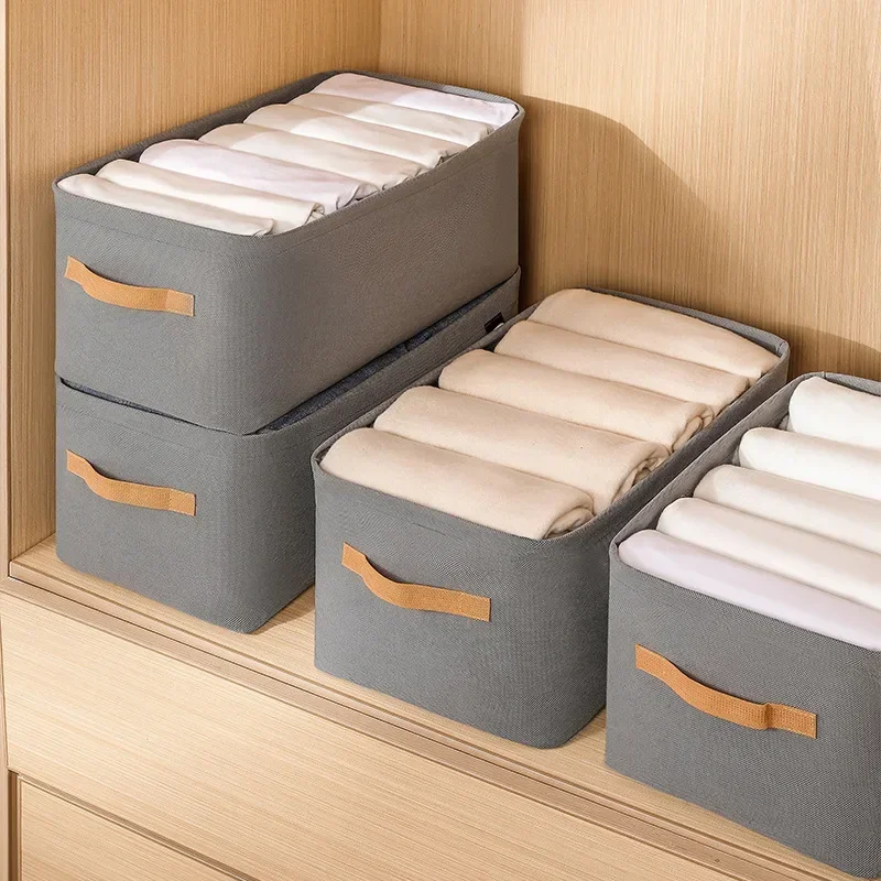 Verdicken Kleidung Organizer Hosen Pullover Lagerung Schränke Schubladen Organizer Jeans Lagerung Box Kleiderschrank Kleidung Lagerung Organisatoren – Detail 11