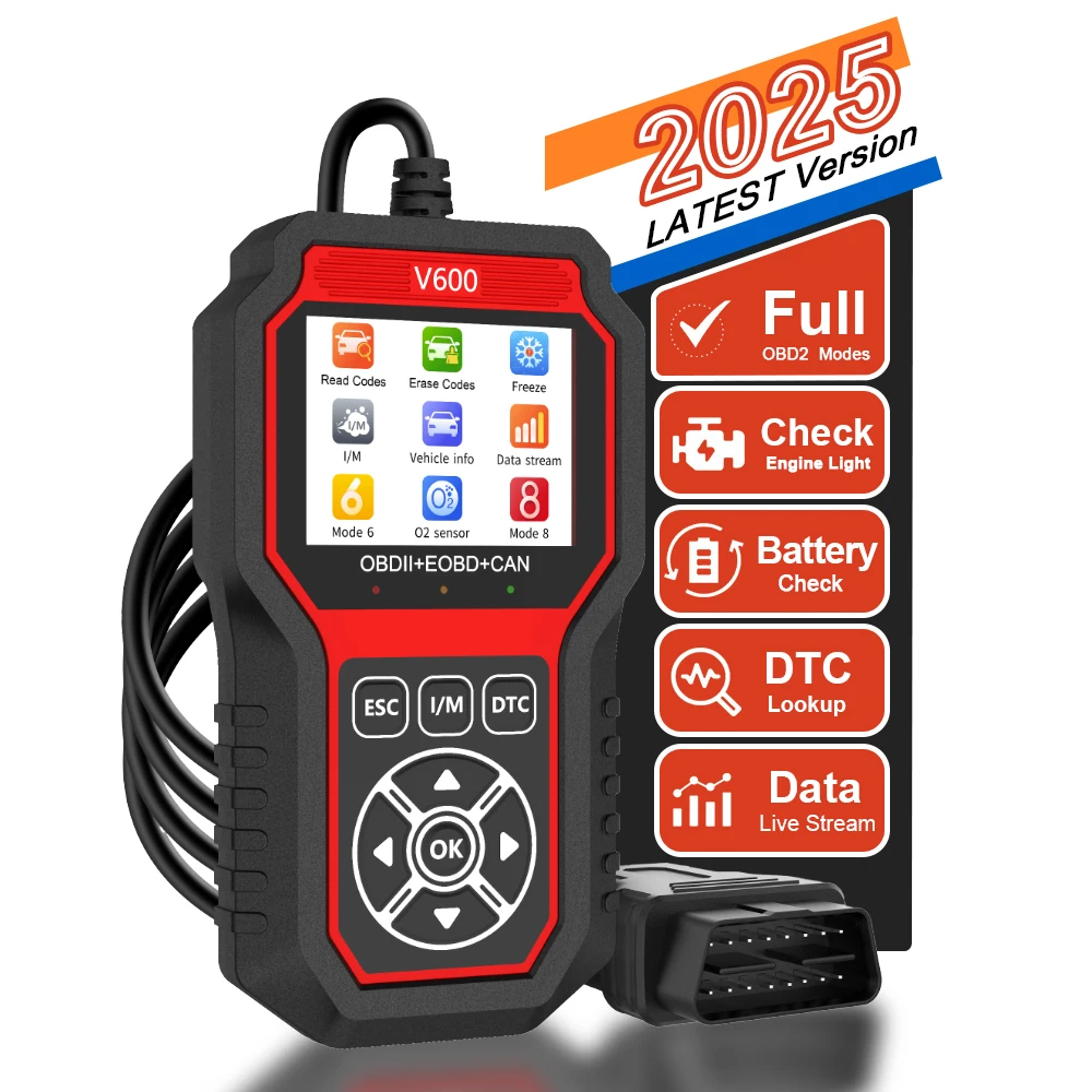 Built-in 40000 DTCs with Freeze Frame/I/M Readiness Diagnosic Code Read Scan Tool Vehicle Diagnosis Car Fault Detection tools