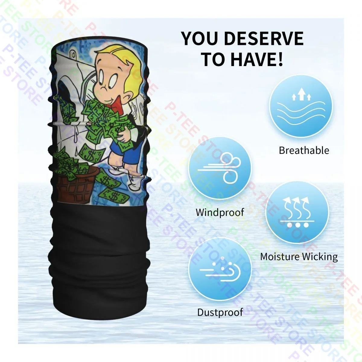 Alec Monopoly Richie Rich Money, гетры на шею, бандана, шарф, маска для лица, теплая, пылезащитная, дышащая