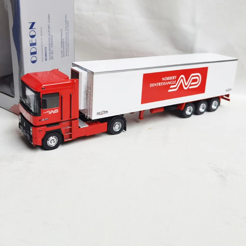 

Odeon 1:43 Scale MAGNUM Container Truck Alloy & Plastic Simulation Car Model Static Collection Decorated Holiday Toy Gift
