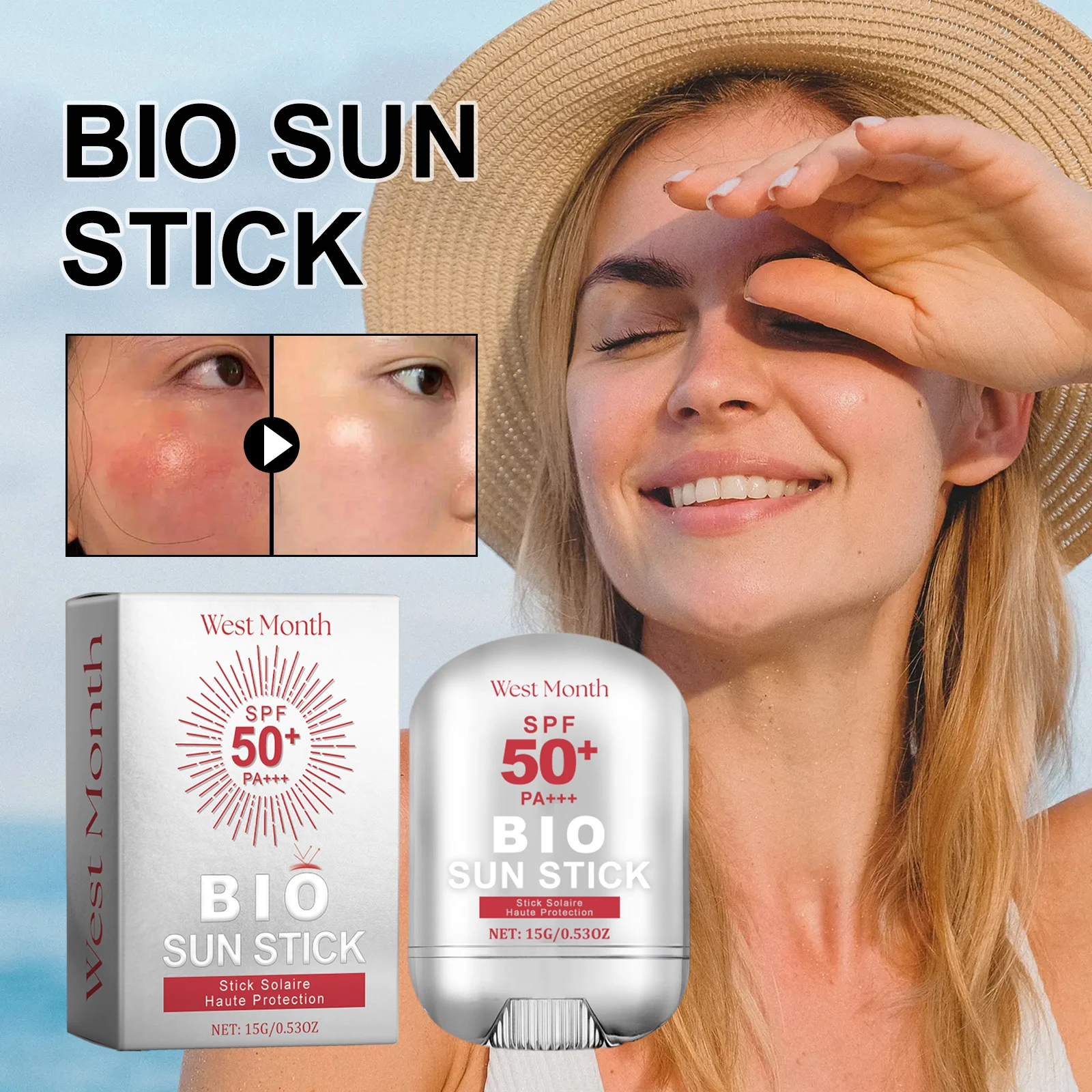 High Quality Sunscreen Stick Body Face Uv Protective Cream High Spf Easy Carry After-Sun Repair Cream Moisturize Skin Everyday