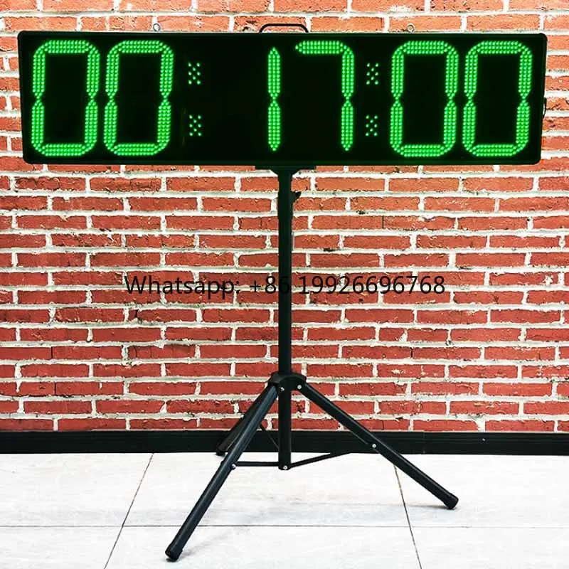 CP30 Double Sided Led Digital 6 Digit Display 12 Inch Waterproof Programmable Marathon RFID Race  System