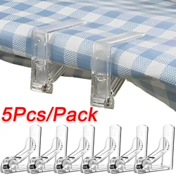 5/1PCS Transparent Tablecloth Clamps With spring Table cloth Clips Table Cover Fixation Bracket for Wedding Party Home Supplies