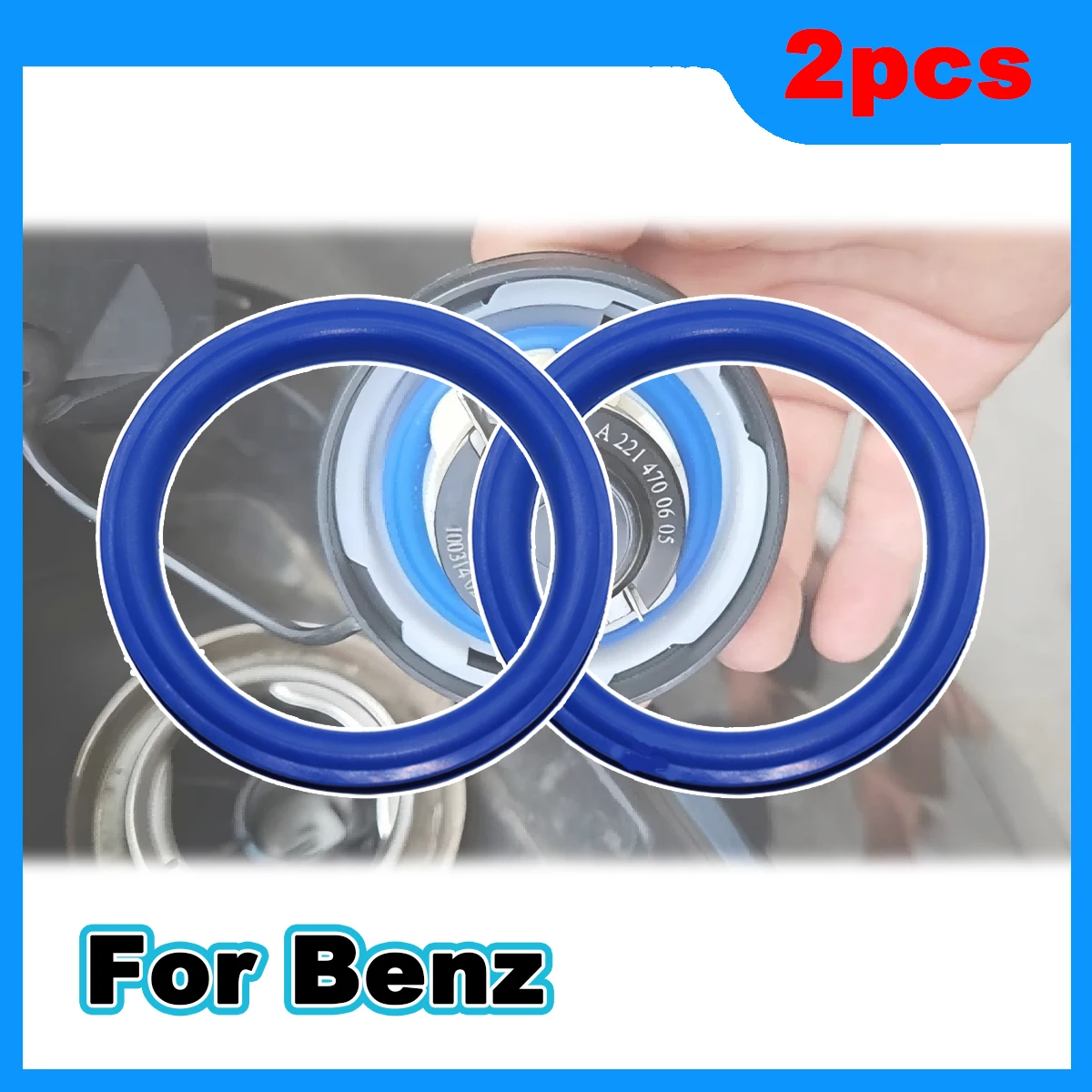 

2pcs Tank Cap Seal Fuel Filler Neck Gas Cap Rubber Repair A2214700605 For Benz E-Class W211 W212 A207 C207 T-Model S211 S212