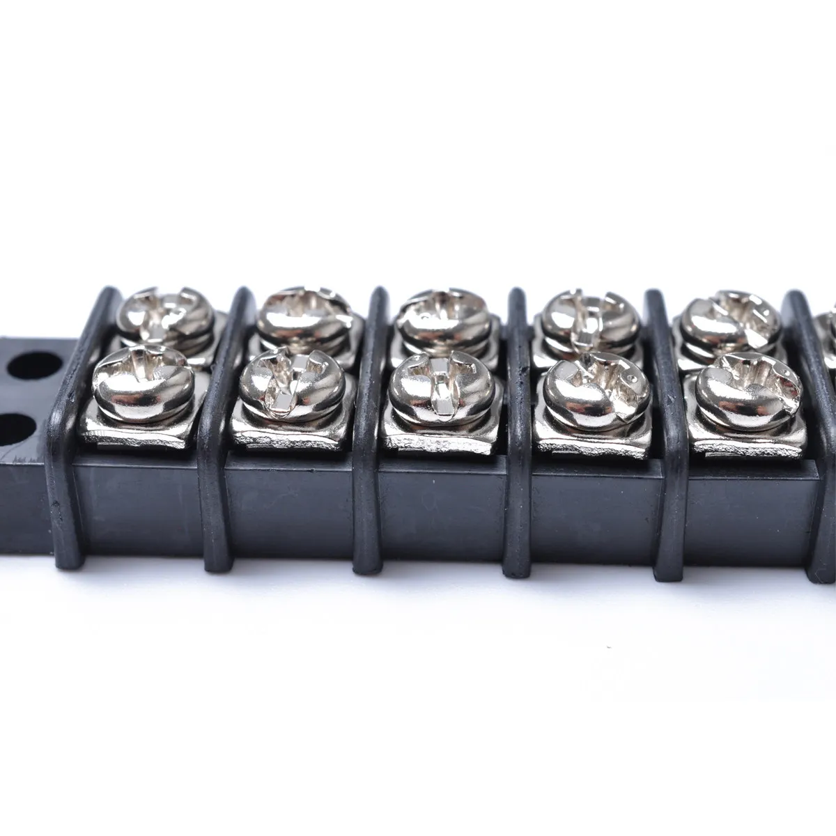 Double Row Terminal Block 2x6 Positions 450V 32A 22-12Awg Wire Compatibility M4 Screw 10kg.cm Torque Terminal Block Electric