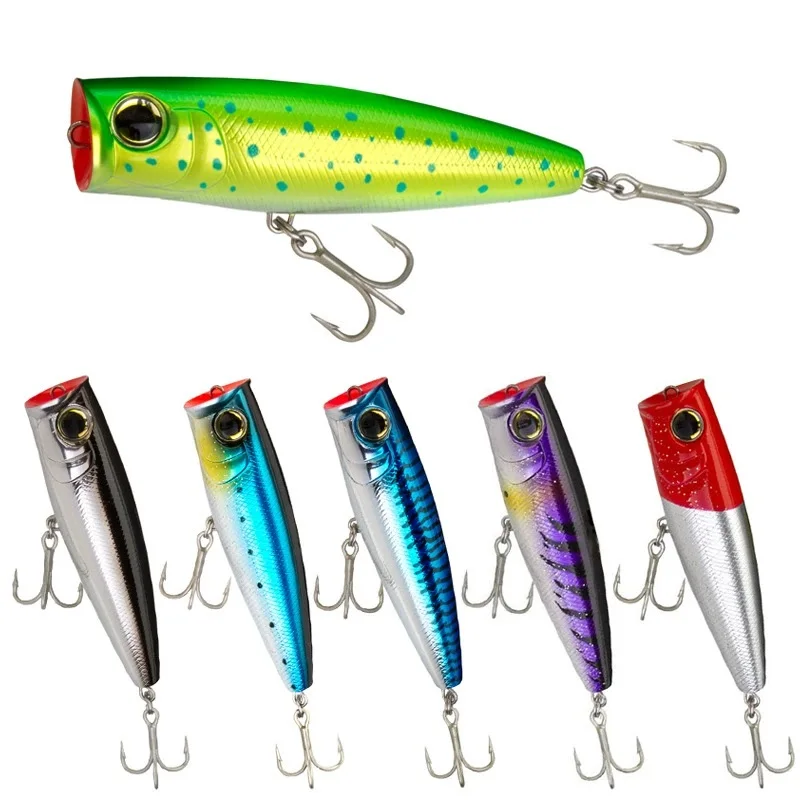 

150mm/58g Popper big game luya fishing lure Towater hard subbait long cast bass articial wobbler tackle for sewater saltwater