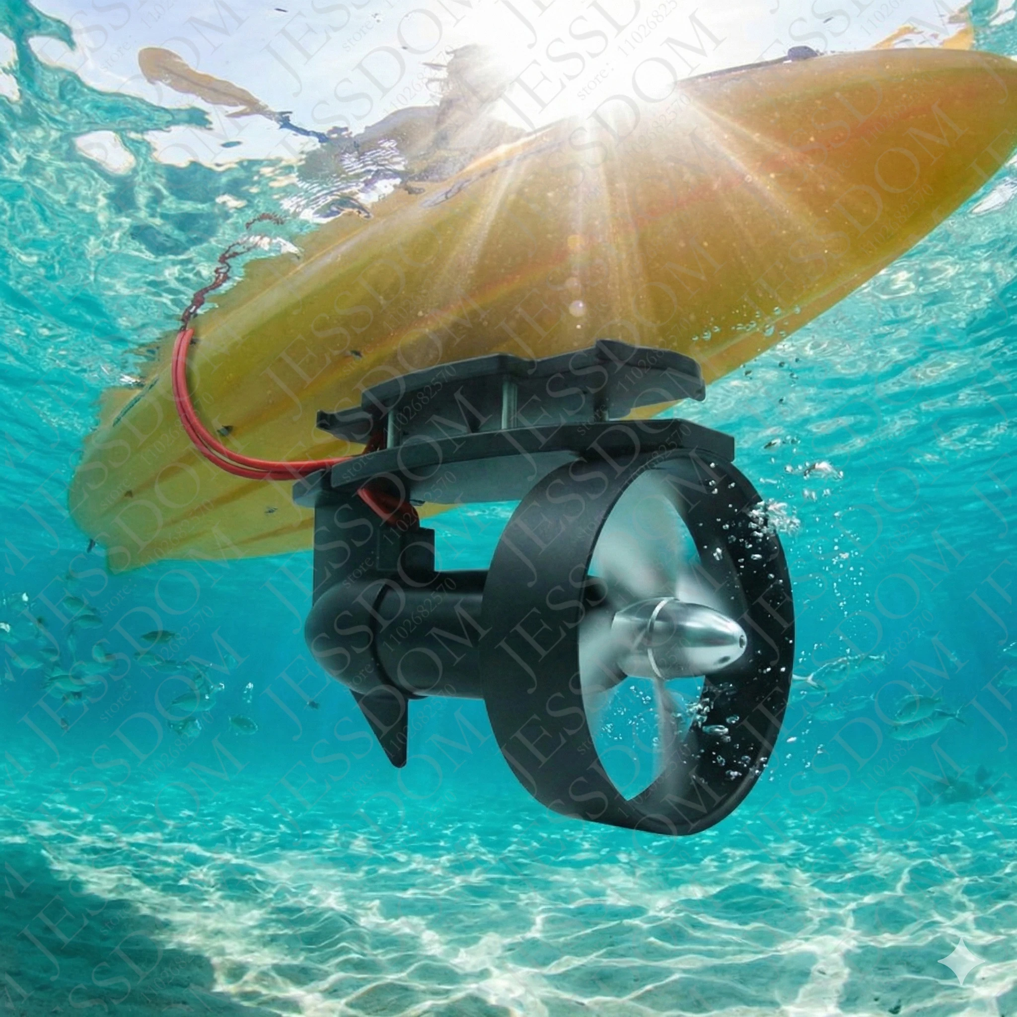 New 48V 50V Underwater Thruster 20T 20kg Thrust Waterproof Brushless Motor Electric Propeller Kit for DIY ROV RC Boat Kayak