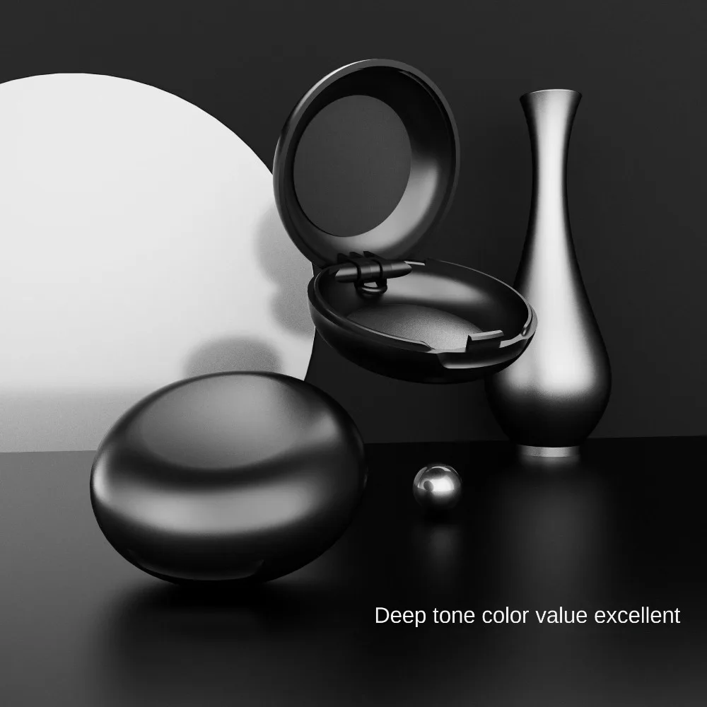 2024 Round Soundproof Earplug Box Mini Plastic Earplug Storage Box Earring Jewelry Sleeping Earplug Organiser