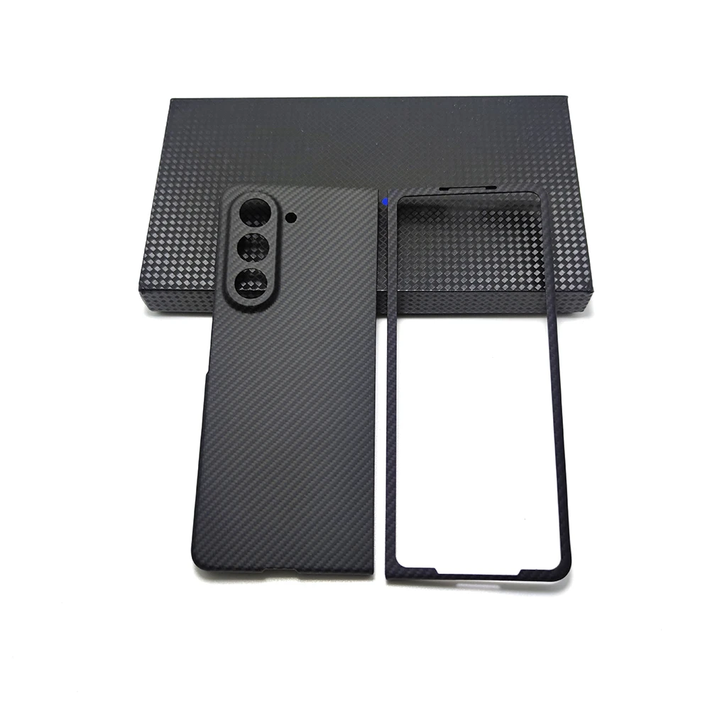 Carbon fiber  case for Samsung Galaxy Z Fold 5 Cover Ultra Thin Aramid Fiber  Real Carbon Case For Galaxy Z Fold 5