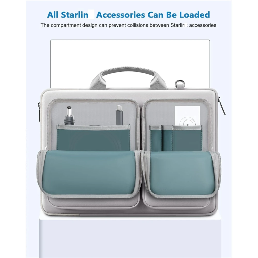 For Starlink Mini Bag Portable Carry Case Outdoor Travel Bag Handbag Shock-Absorbing Interior for Starlink Mini Dish Accessories