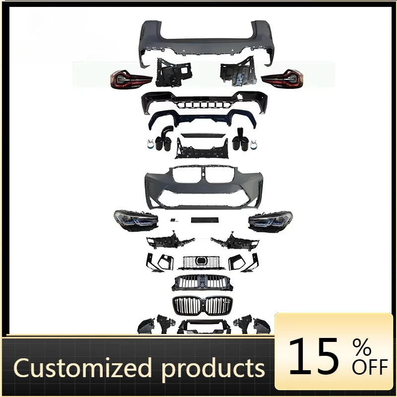 

High quality, professional and reliable.2018-2022Year X3 G08 Sport Upgrade to X3 F97 LCI Style Full Car Body Kits Front Bumper R