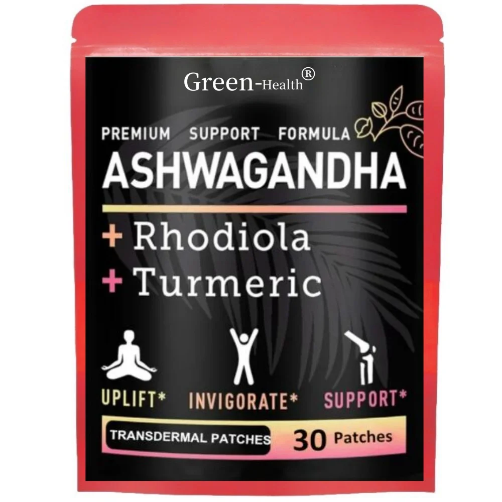 

Ashwagandha Complex Transdermal Patches Stress Relief, Mood Enhancer-30 Patches One Month Supply