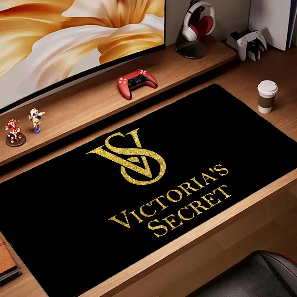 S-SECRET VICTORIA'S-S Loog Mouse Pad Tapetes de Mesa Teclado, Borracha Kawai, Tapete de Mesa Antiderrapante, XXL90x40cm