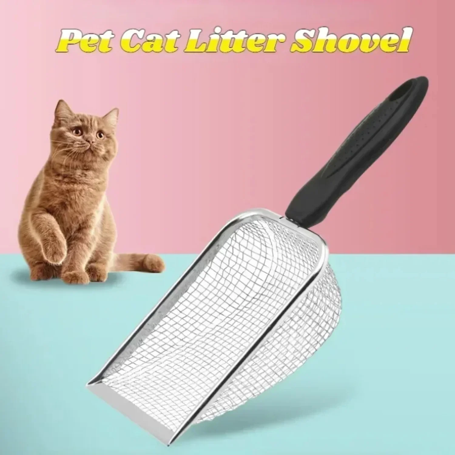 Small Holes Cat Litter Scooper Shovel Sand Hanging Hole Pet Litter Tray Beach Shovel Cat Litter Shovel Cat Cleaning Supplies