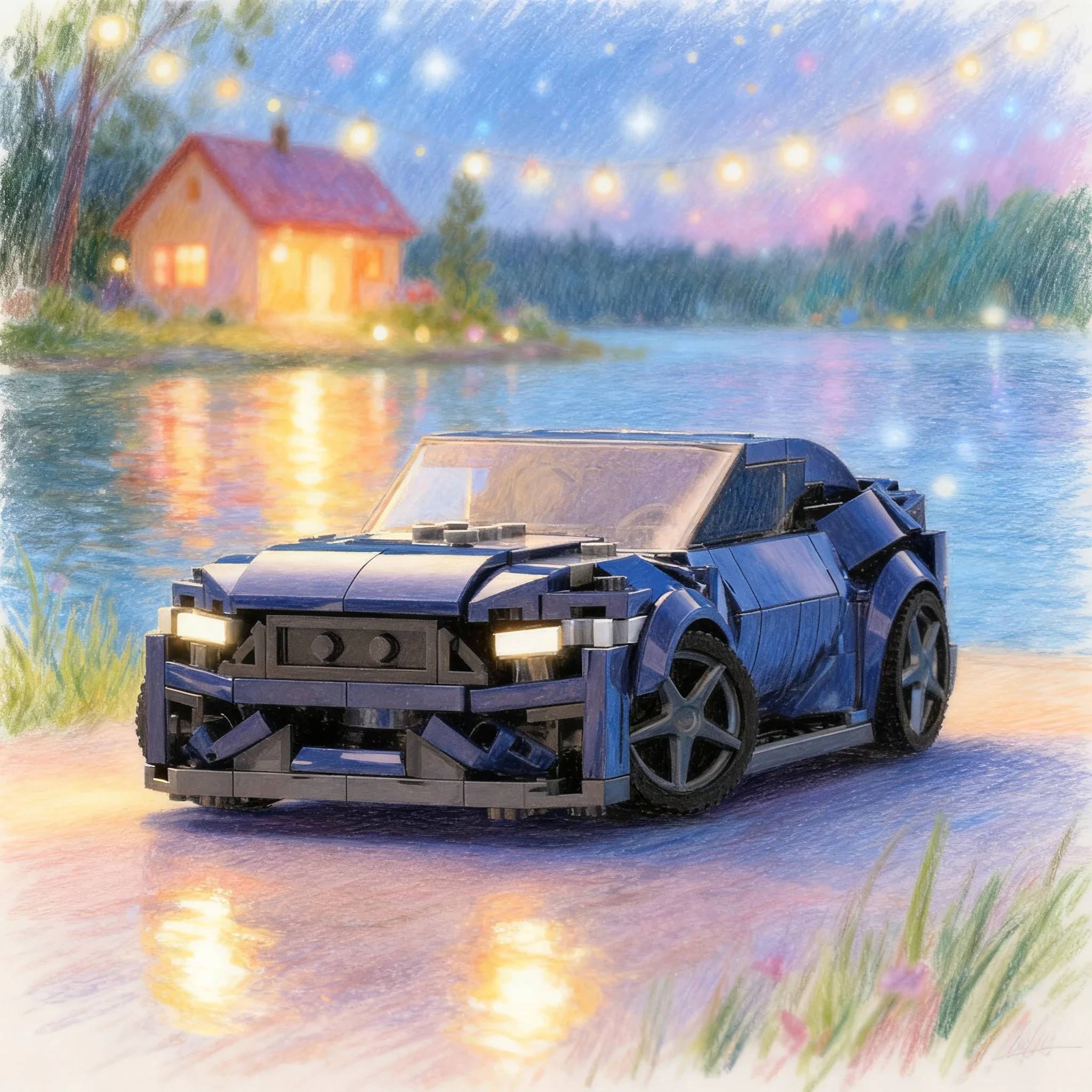379ピース-mocシティチャンピオンズ-フォードマスタング-ダークホース-モデル-ビルディングブロック-アーキテクチャおもちゃ-クリスマスギフト-組み立てブロックアート