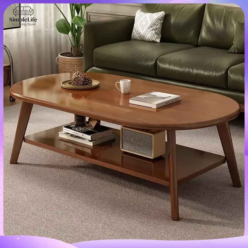 Modern Wooden Coffee Table for Living Room Small Space Friendly Minimalist Design Eco Friendly Luxury Furniture Home Decor