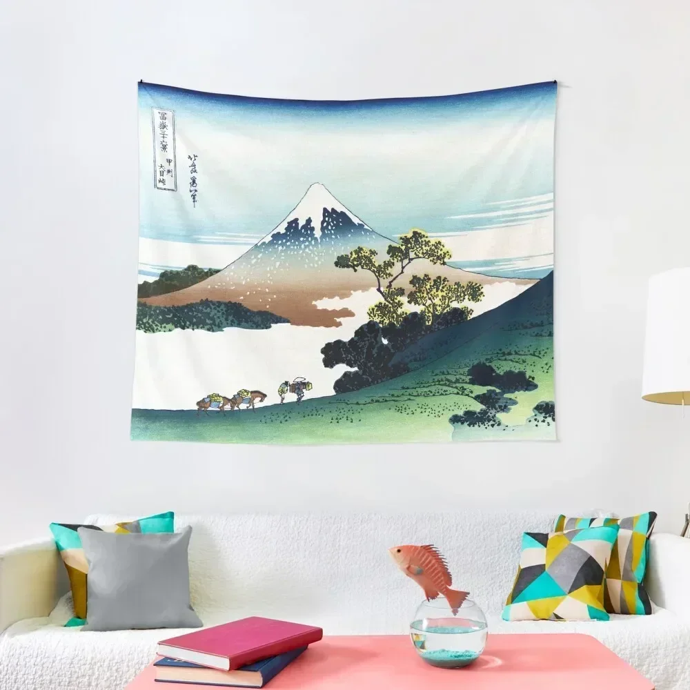 

The Inume Pass in Kai Province by Katsushika Hokusai Tapestry Decorations For Room Wall Hanging Tapestry