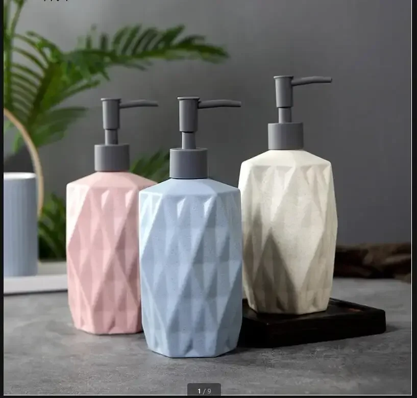 

Керамическая бутылка для лосьона, бутылка для дезинфицирующего средства для рук, дозатор мыла, аксессуары для ванной комнаты, разделение пустых бутылок, бутылки с шампунем и гелем для душа