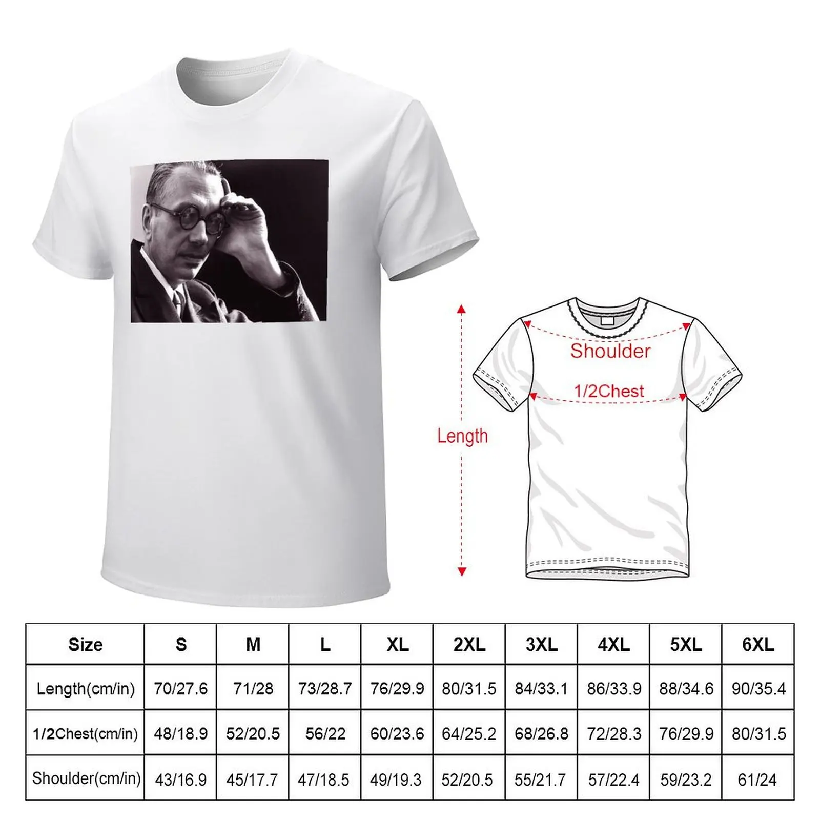 Logician Kurt Godel T-Shirt heavyweights summer clothes funnys Blouse Men's t-shirt