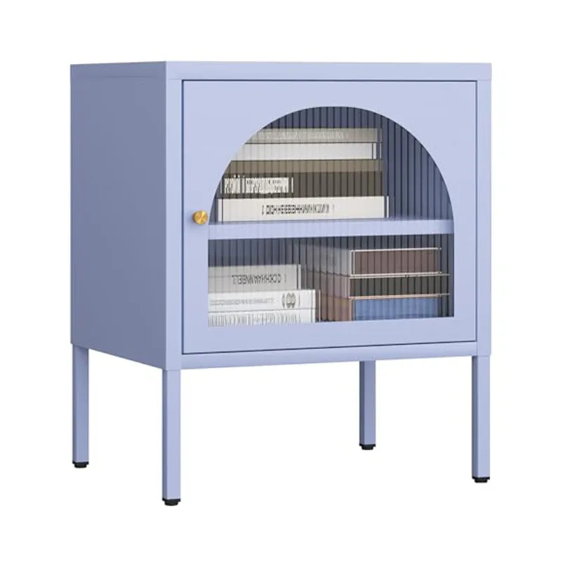 European and American steel household bedside locker simple double layer European and American fresh