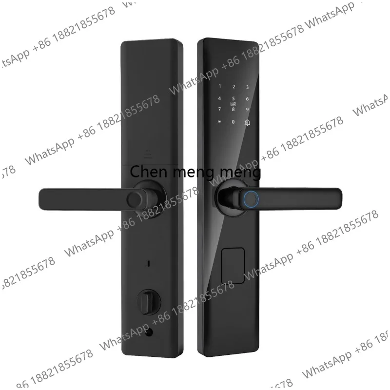 Smart home smart door lock fingerprint password entry door lock swipe card apartment electronic lock