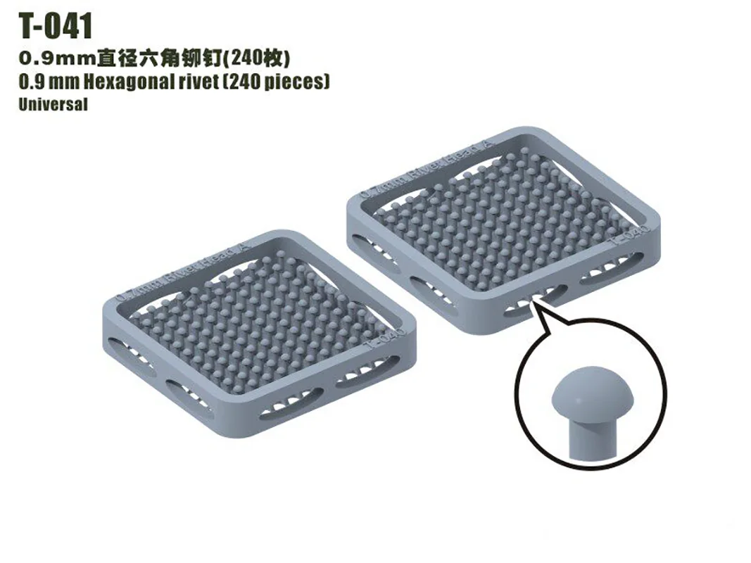 Model Modification Parts 0.7-2.5mm Diameter Round Head Rivets DIY Accessories Tools For Hobby Making