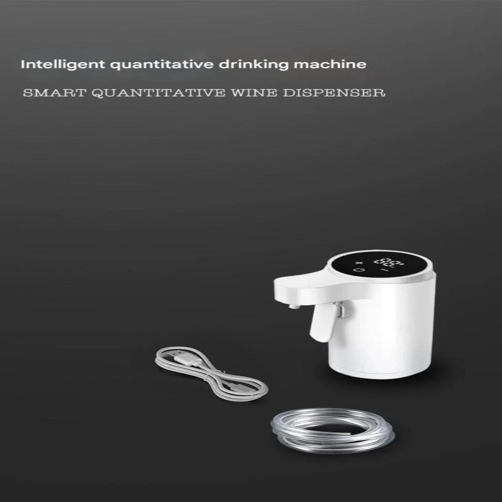 

Electric Wine Pourer Usb Rechargeable Wine Aerator Dispenser Usb Rechargeable Decanter Touch Display Smart Wine Pump For Outdoor