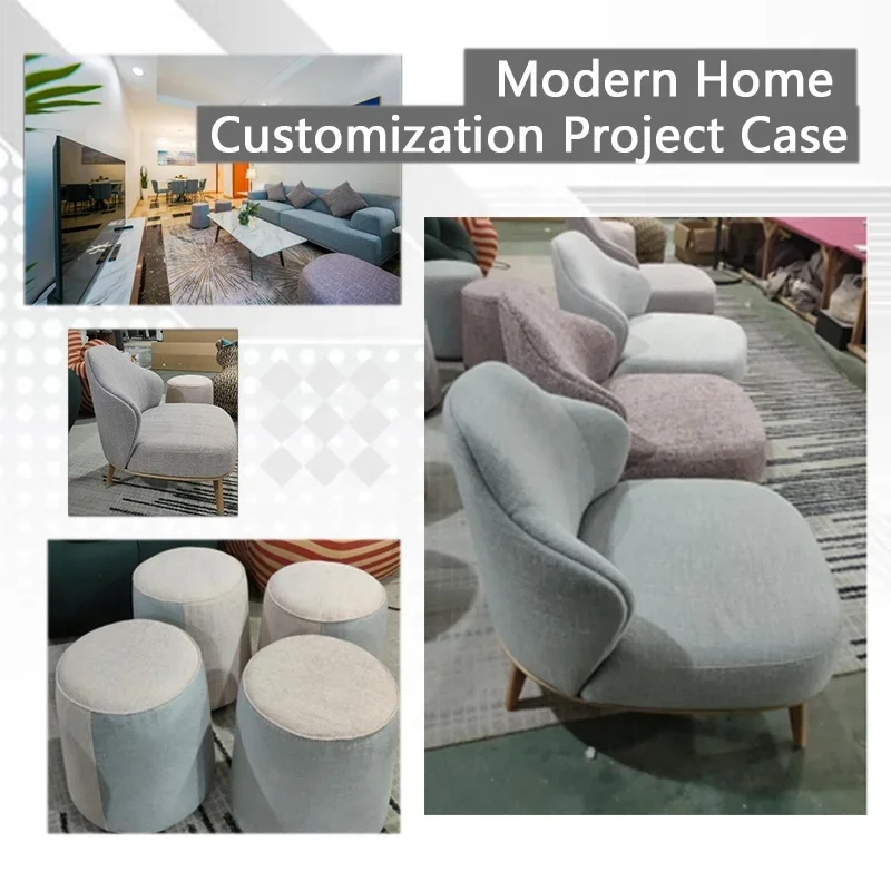 

Modern Style Combination Outdoor Garden Lounge Patio Sofa Set New Aluminum Hotel Furniture Balcony Fabric Living Room