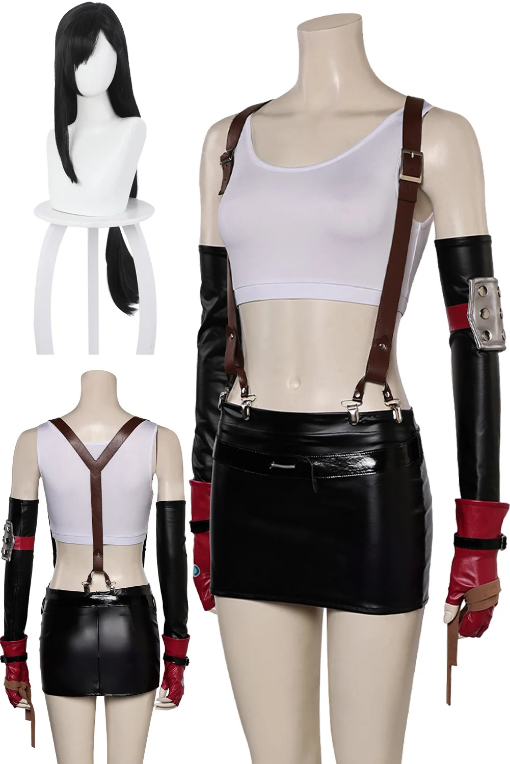 Tifa Lockhart Cosplay Fantasia Anime Game Fantasy Of Final Costume Disguise Women Roleplay Female Halloween Carnival Party Cloth