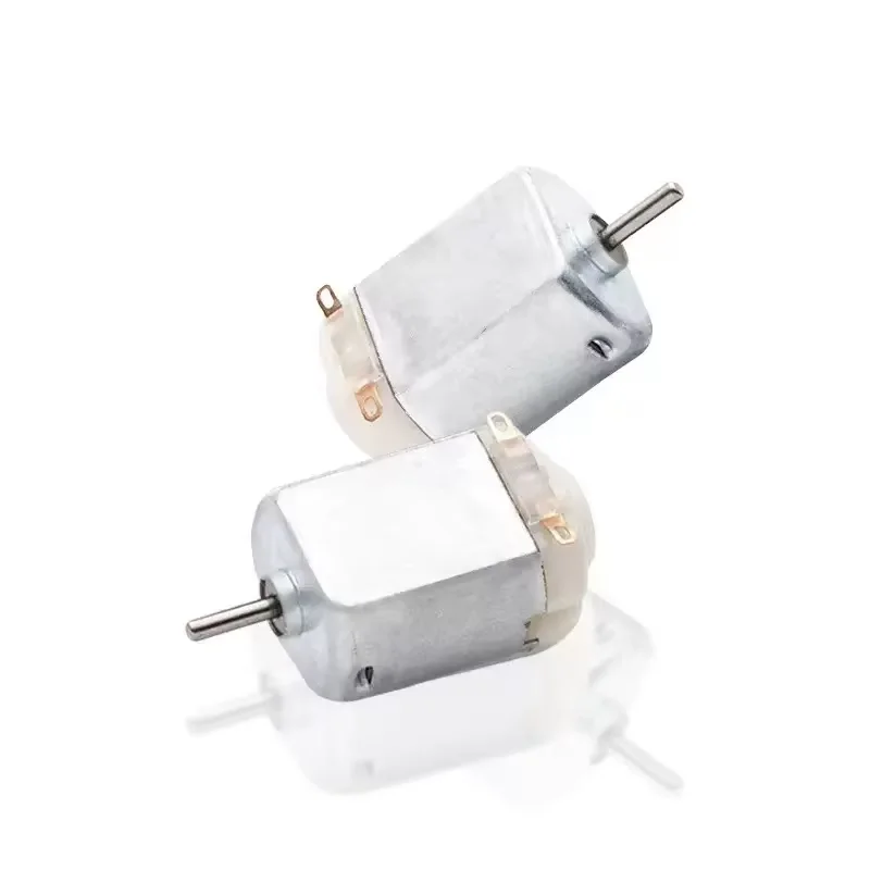 قطعتان من المحركات النحاسية ذات المغناطيس الصغير، مناسبة لتجارب تعليم العلوم والمراوح الصغيرة وفرشاة الأسنان والألعاب الصغيرة