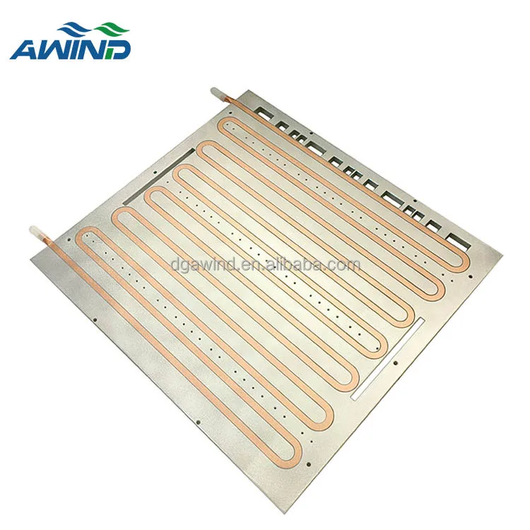 Dissipatori di calore personalizzati da 800mm 6063 raffreddamento ad acqua in alluminio piastra distro sistema di dissipatori di calore a freddo