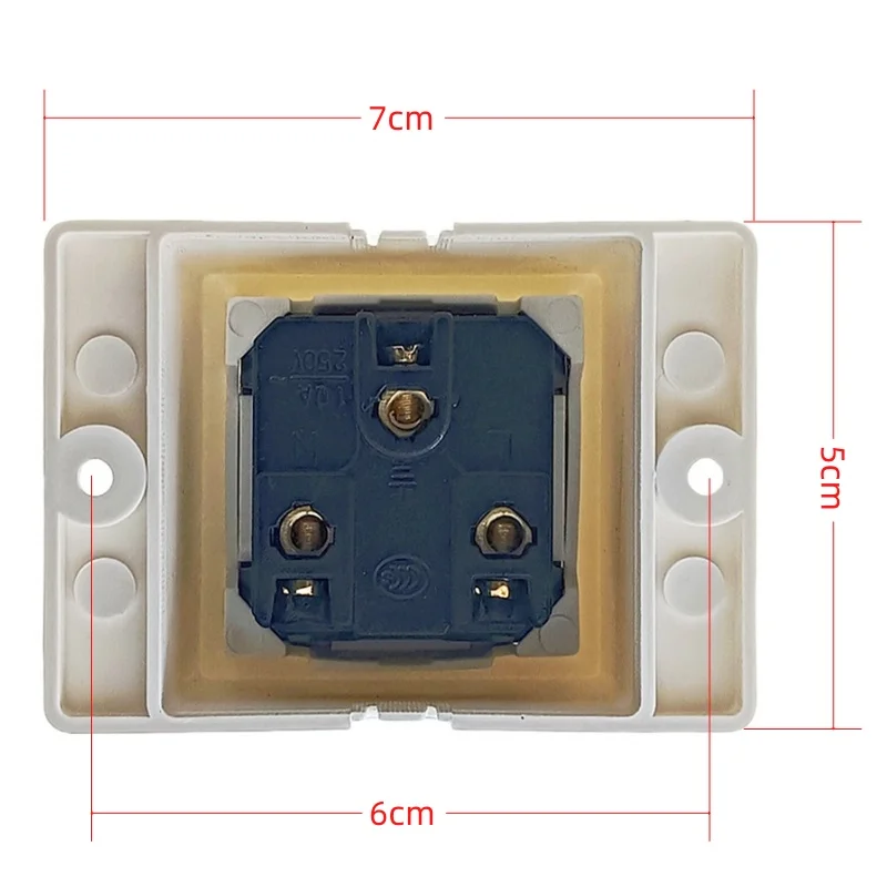 Us canada 3-polige Steckdose konvex Typ 1 Gang Steckdose max ac250v 10a