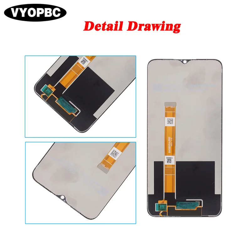 LCD Display Original Touch Screen With Frame 6.5\'\' For OPPO A9 2020 A11X Typer Parts Replacement CPH1937 CPH1939 CPH1941